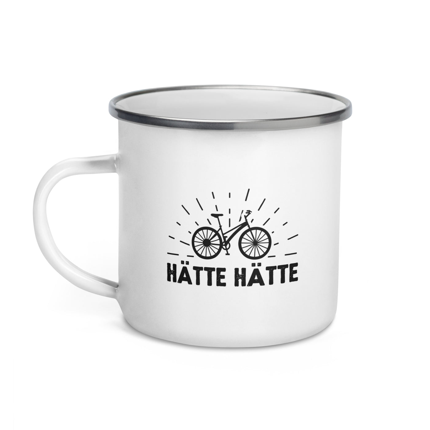 Hatte Hatte - Emaille Tasse fahrrad