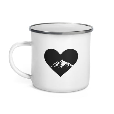 Heart - Mountain (15) - Emaille Tasse berge