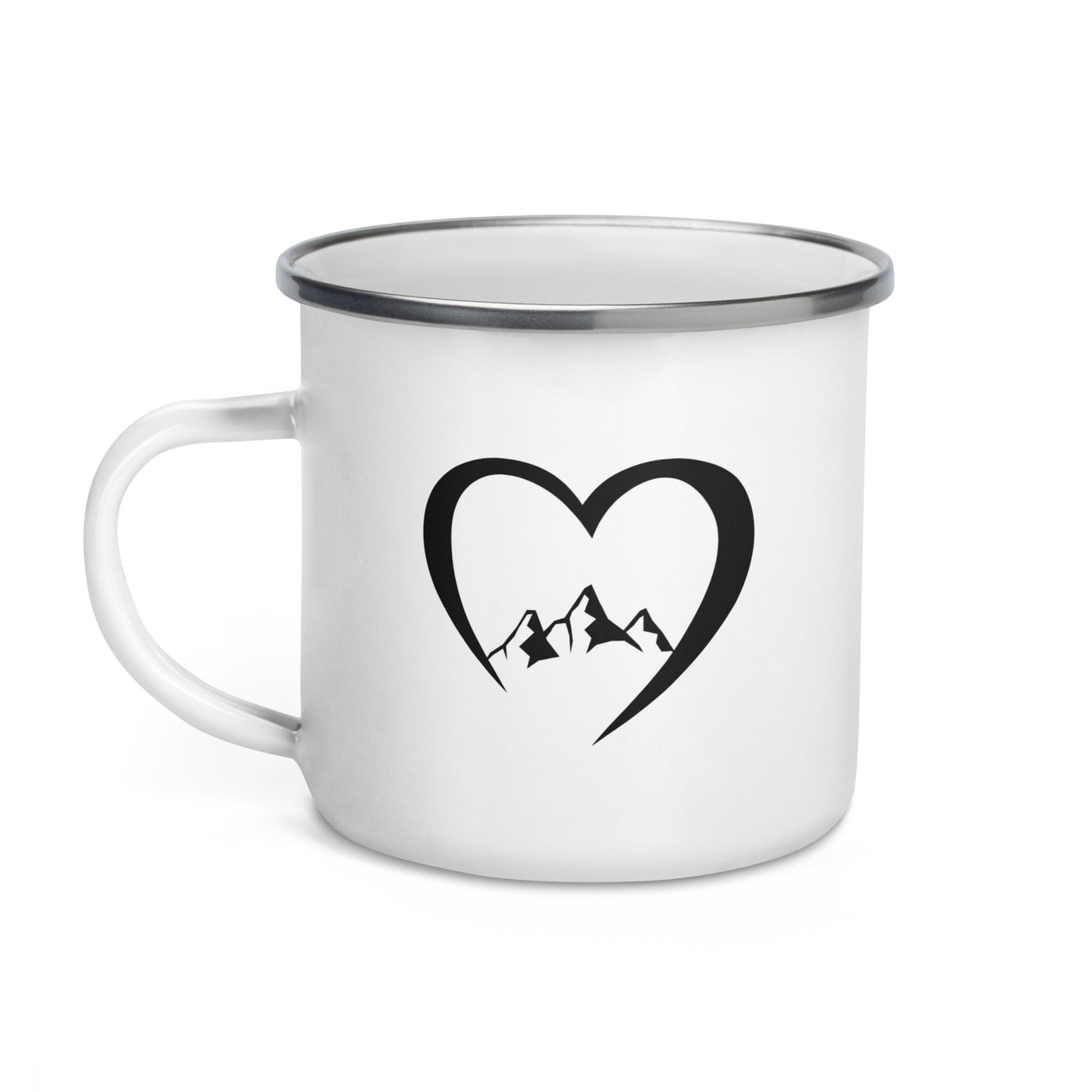Heart - Mountain (25) - Emaille Tasse berge