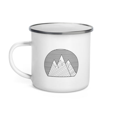 Circle - Mountain (9) - Emaille Tasse berge