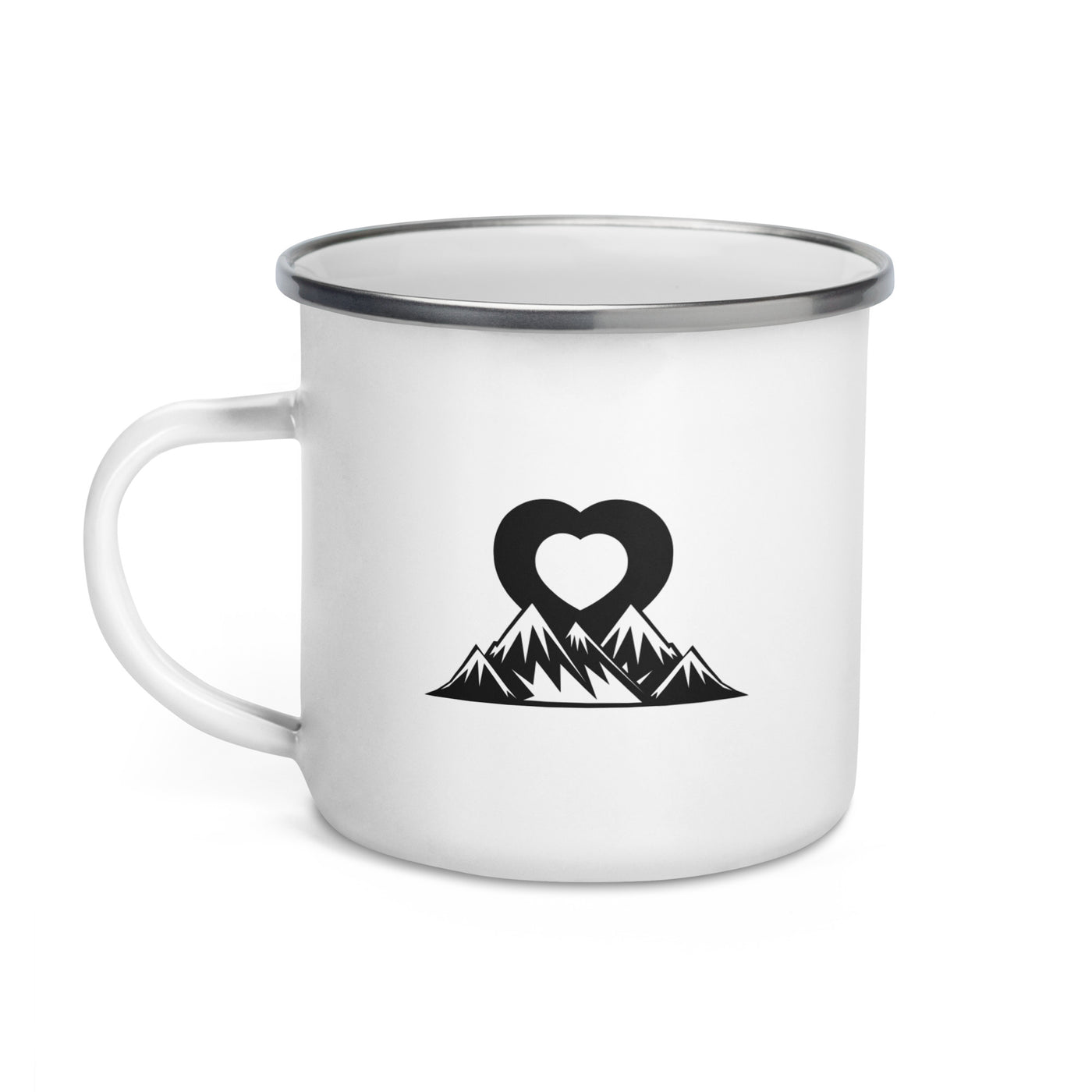 Heart - Mountain (9) - Emaille Tasse berge