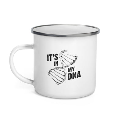 Its In My Dna - Emaille Tasse fahrrad mountainbike
