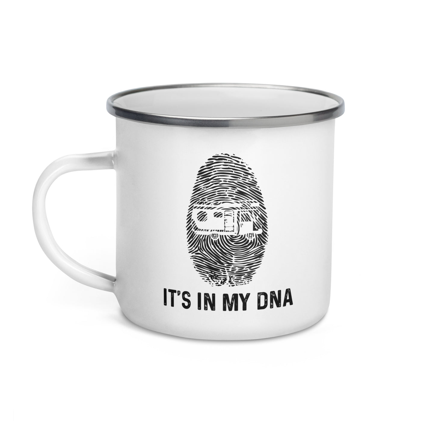 It'S In My Dna - Emaille Tasse camping