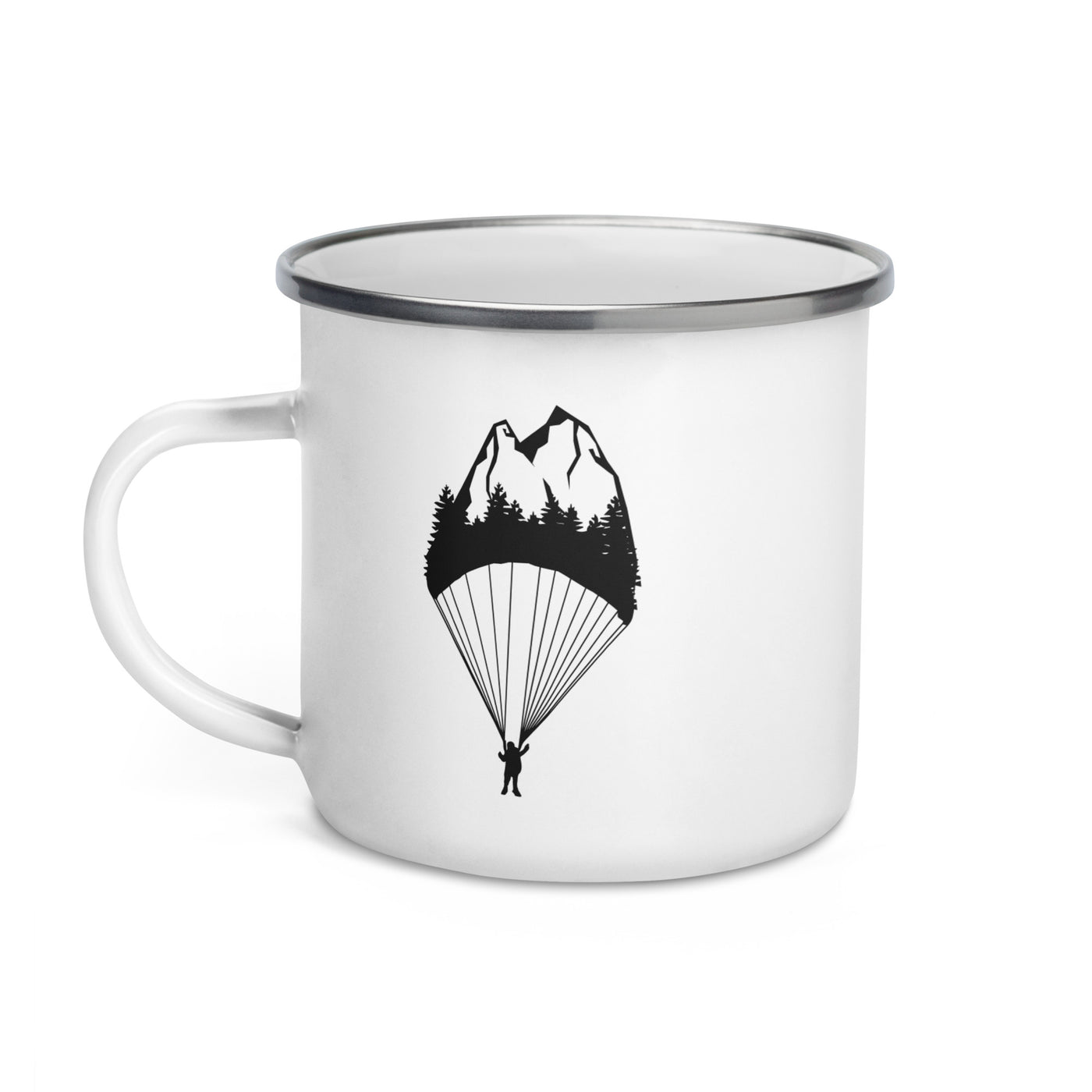 Mountain - Paragliding (18) - Emaille Tasse berge