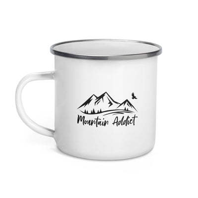 Mountain Addict - Emaille Tasse berge