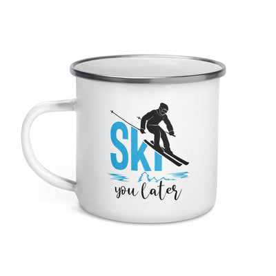 Ski You Later - (S.K) - Emaille Tasse klettern