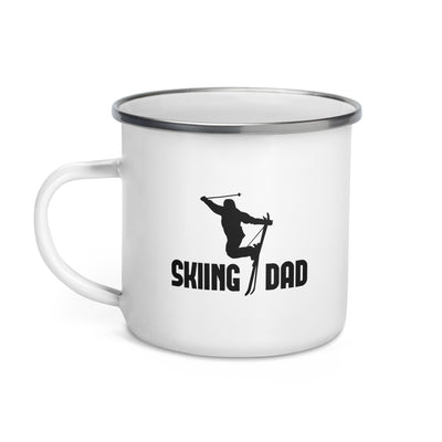 Skiing Dad - Emaille Tasse ski