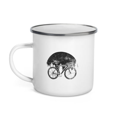 Sun - Cycling - Emaille Tasse fahrrad