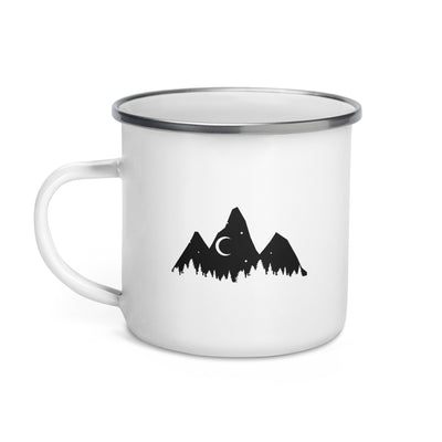 Tree - Mountain - Emaille Tasse berge