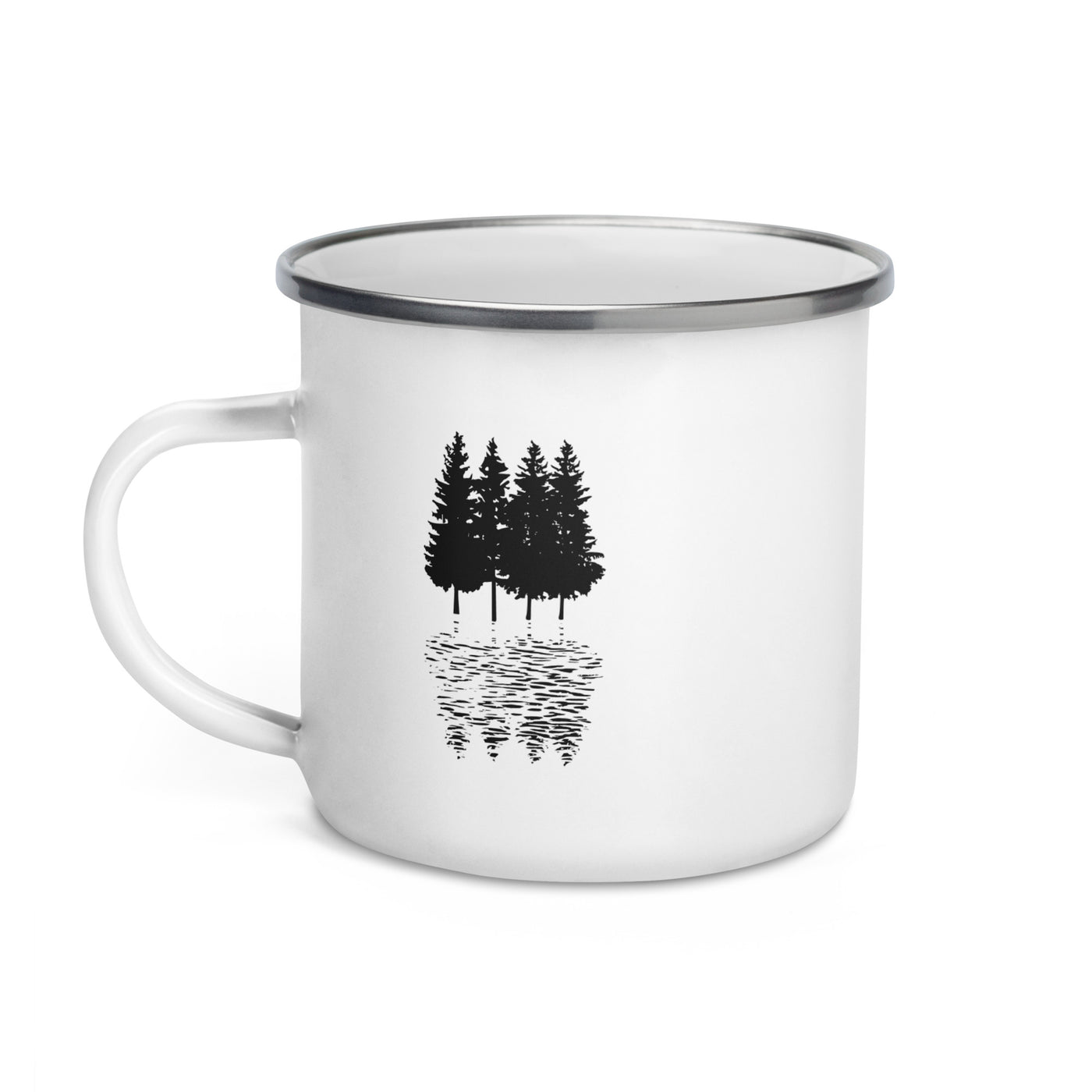 Trees - Emaille Tasse camping