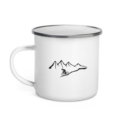 Mountain - Cycling (14) - Emaille Tasse fahrrad