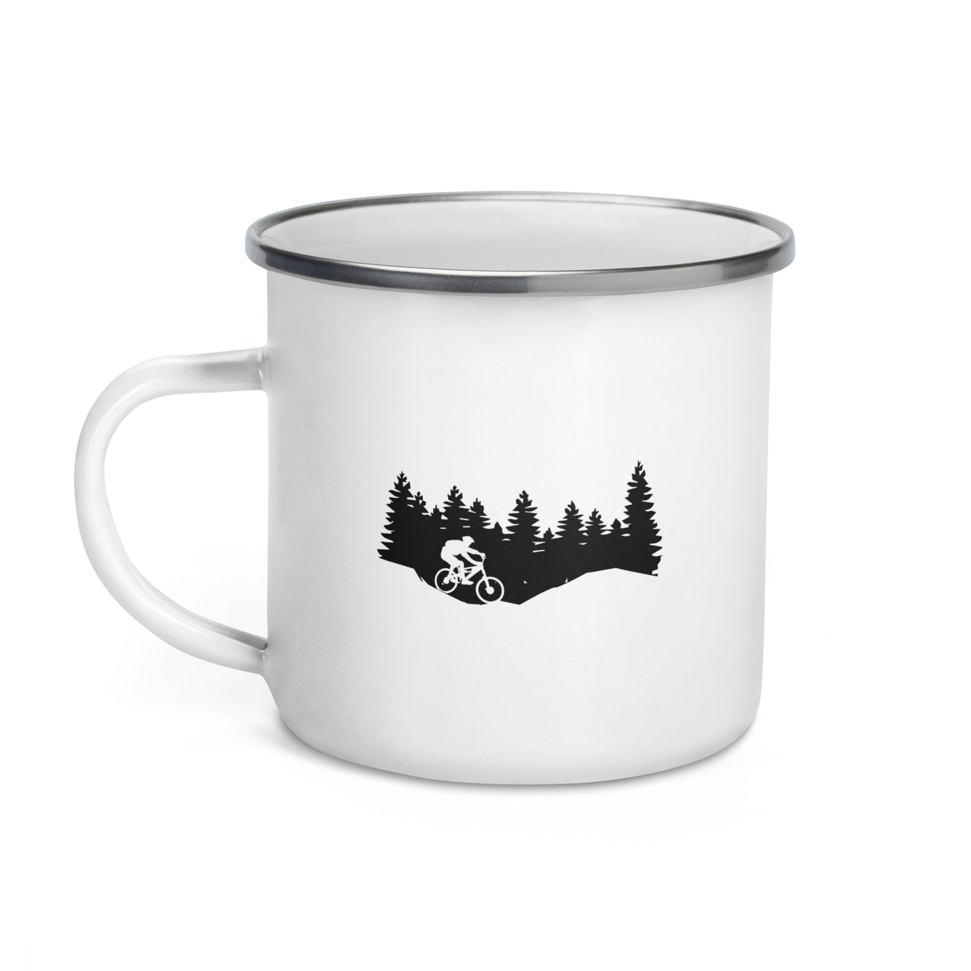 Trees - Cycling (9) - Emaille Tasse fahrrad