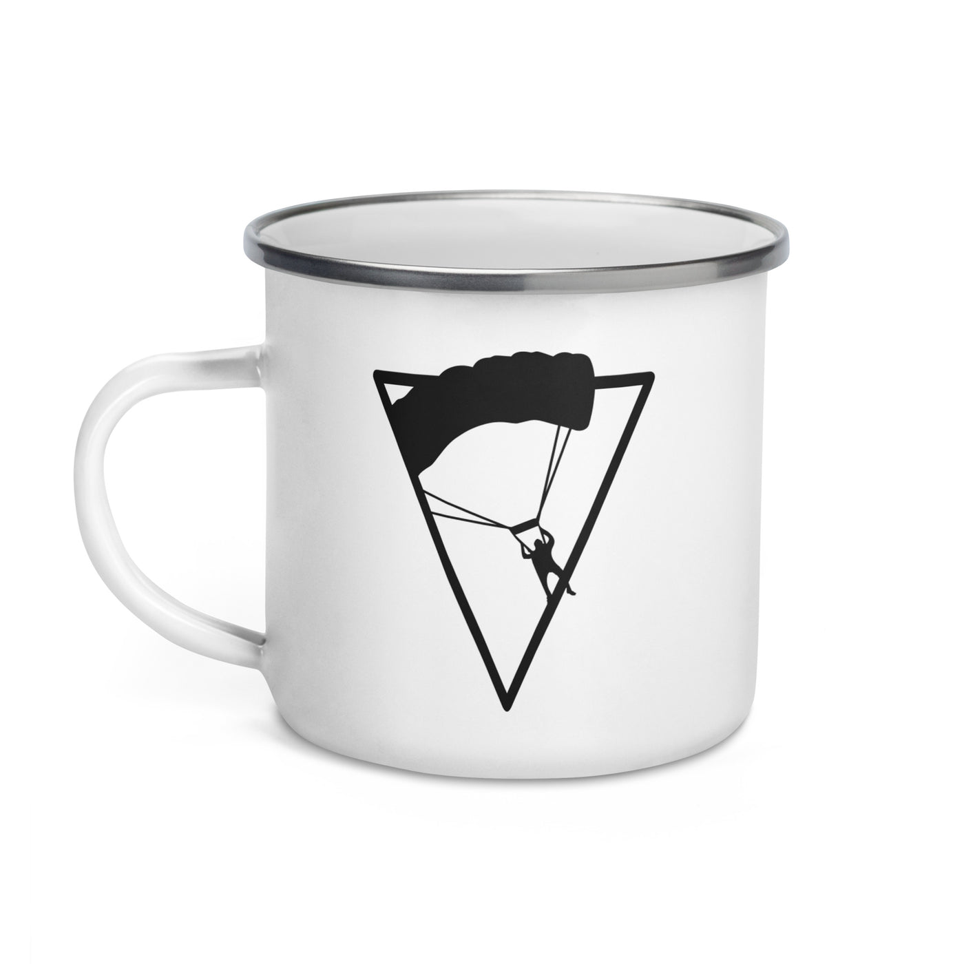 Triangle - Paragliding - Emaille Tasse berge