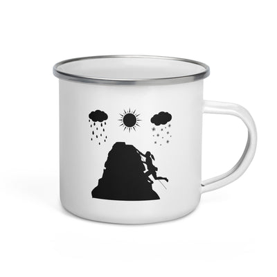 All Seasons And Climbing - Emaille Tasse klettern Default Title