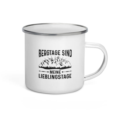 Bergtage - Lieblingstage - Emaille Tasse berge wandern Default Title
