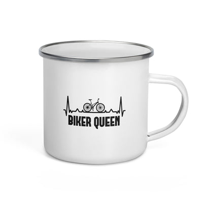 Biker Queen 1 - Emaille Tasse fahrrad Default Title