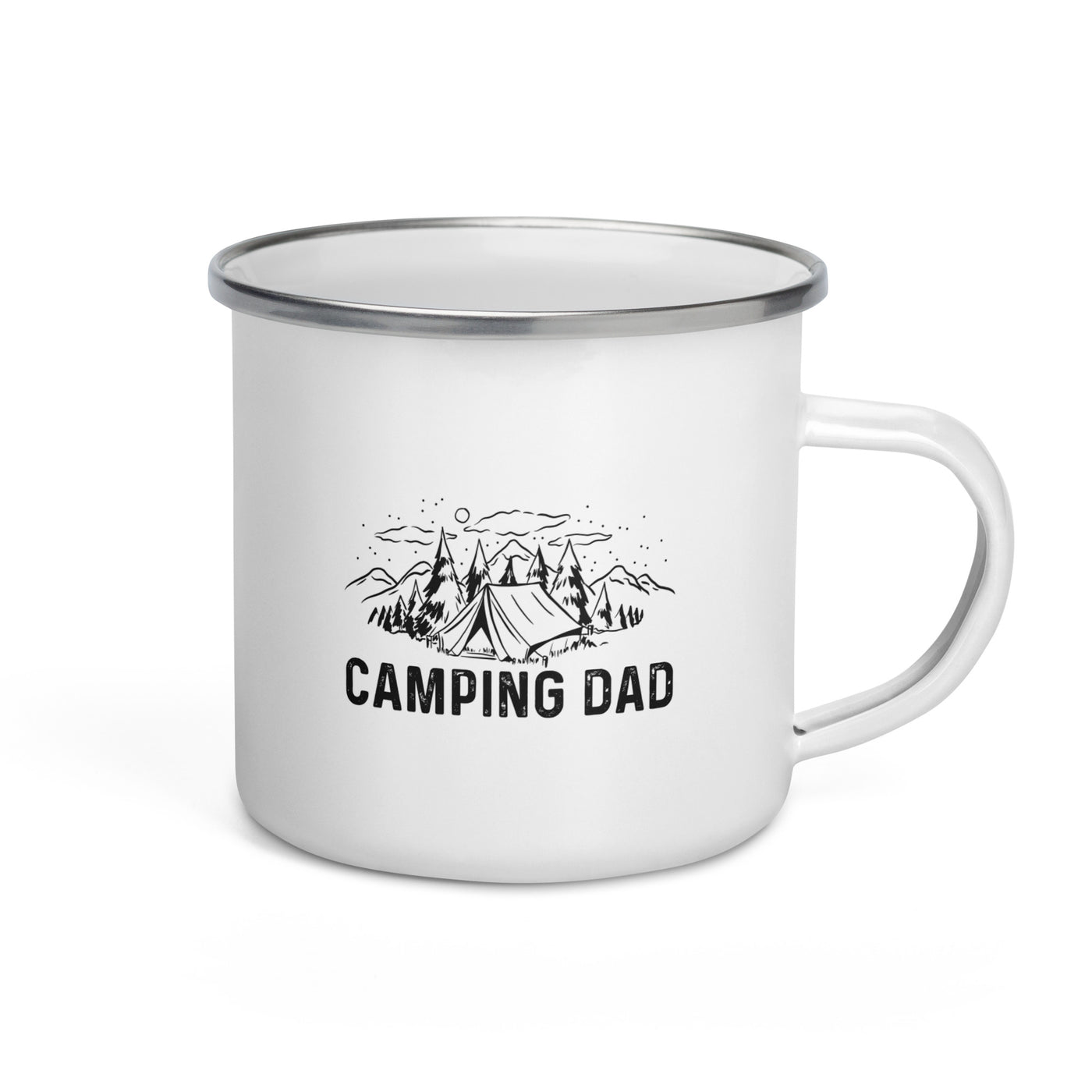 Camping Dad 2 - Emaille Tasse camping Default Title