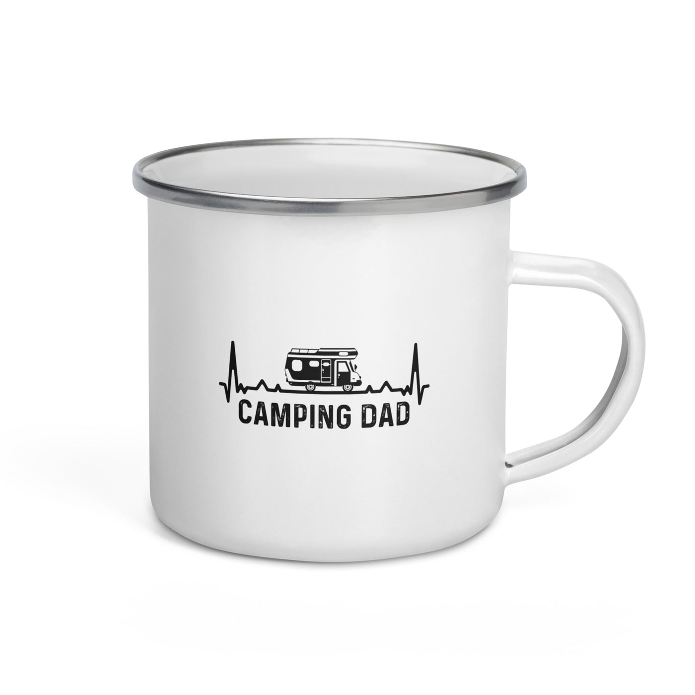 Camping Dad 3 - Emaille Tasse camping Default Title