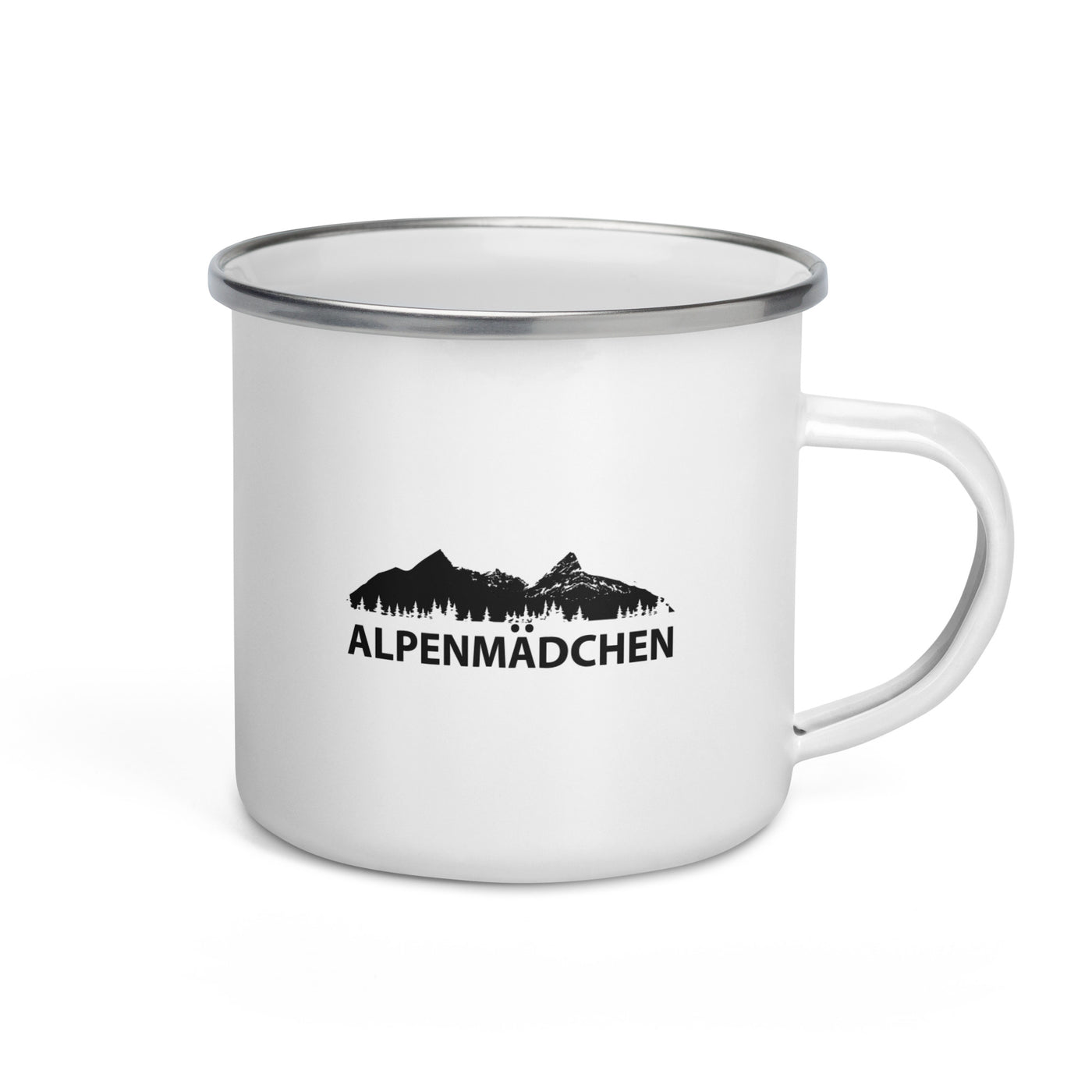 Alpenmadchen - Emaille Tasse berge Default Title