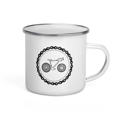 Chain Circle - Cycling - Emaille Tasse fahrrad Default Title