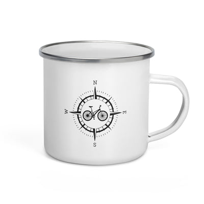 Compass And Bicycle - Emaille Tasse fahrrad Default Title