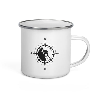 Compass And Climbing - Emaille Tasse klettern Default Title