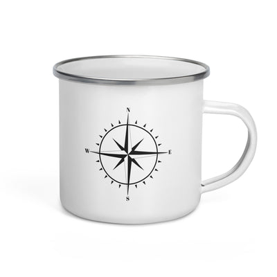 Compass For Travelers - Emaille Tasse camping Default Title