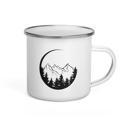 Cricle - Mountain - Emaille Tasse berge Default Title