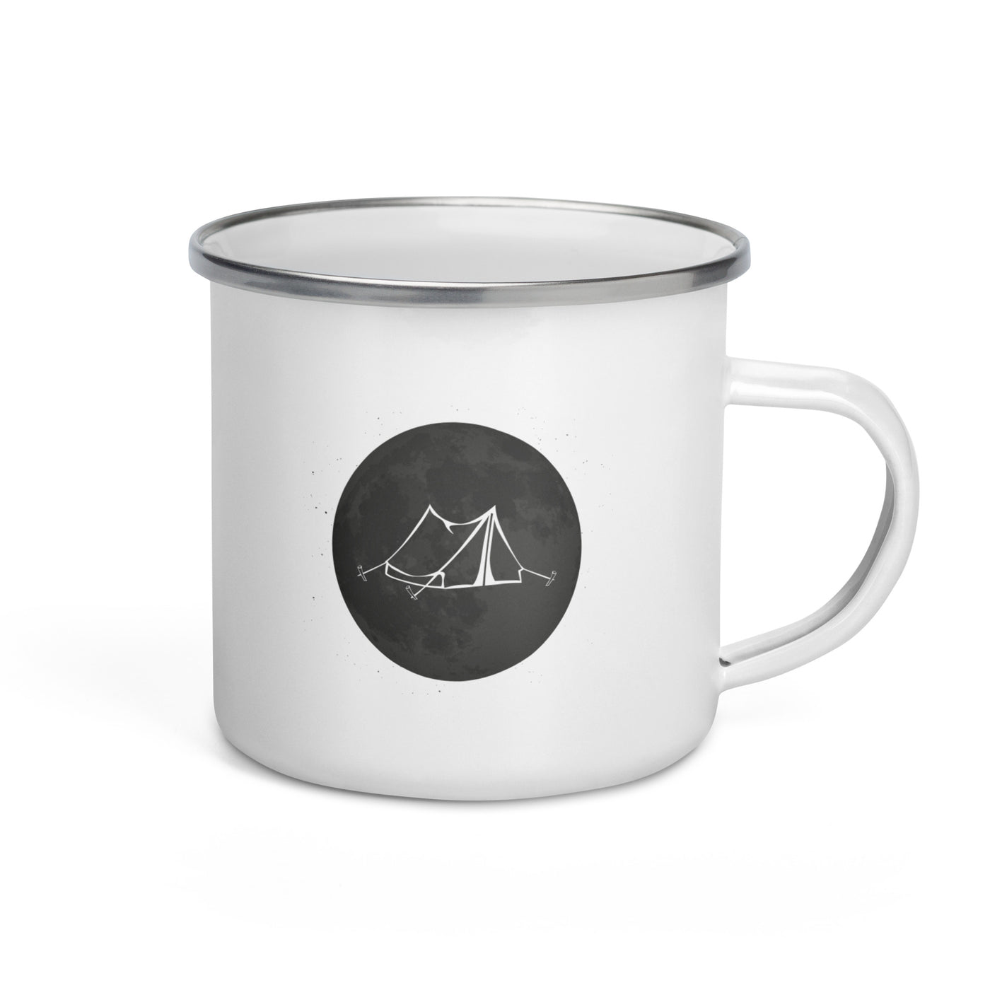 Full Moon - Camping Tent - Emaille Tasse camping Default Title