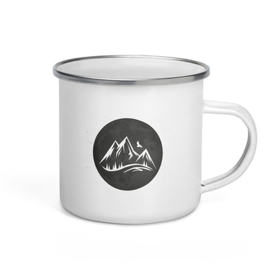 Full Moon - Mountain - Emaille Tasse berge Default Title