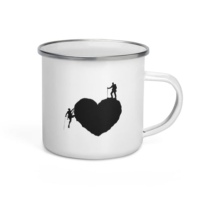 Heart 1 And Climbing - Emaille Tasse klettern Default Title