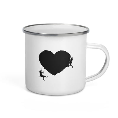 Heart And Climbing - Emaille Tasse klettern Default Title