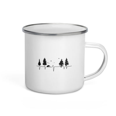 Heartbeat - Camping - Emaille Tasse camping Default Title