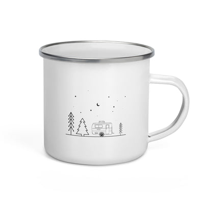 Camping Minimal - Emaille Tasse camping Default Title
