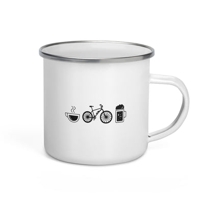 Coffee Beer And Ebike - Emaille Tasse e-bike Default Title