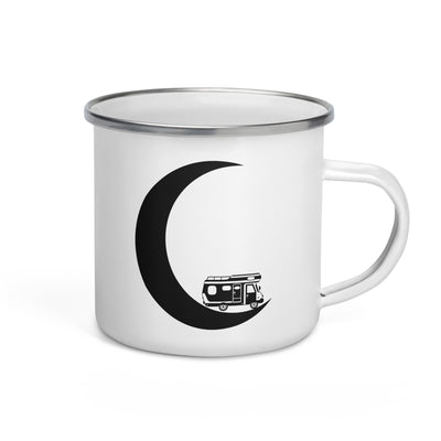 Crescent Moon - Camping Van - Emaille Tasse camping Default Title