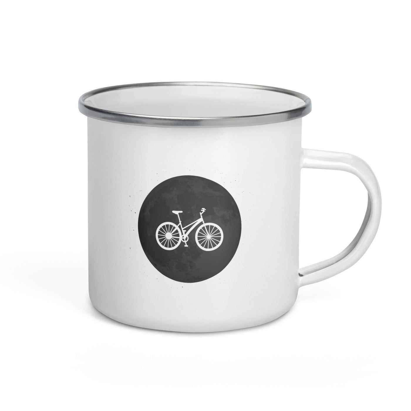 Full Moon - Cycling - Emaille Tasse fahrrad Default Title