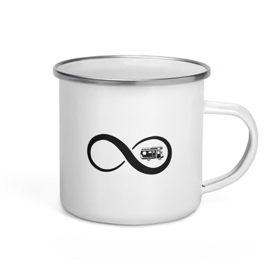 Infinity And Camping - Emaille Tasse camping Default Title