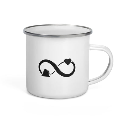 Infinity Heart And Climbing 1 - Emaille Tasse klettern Default Title