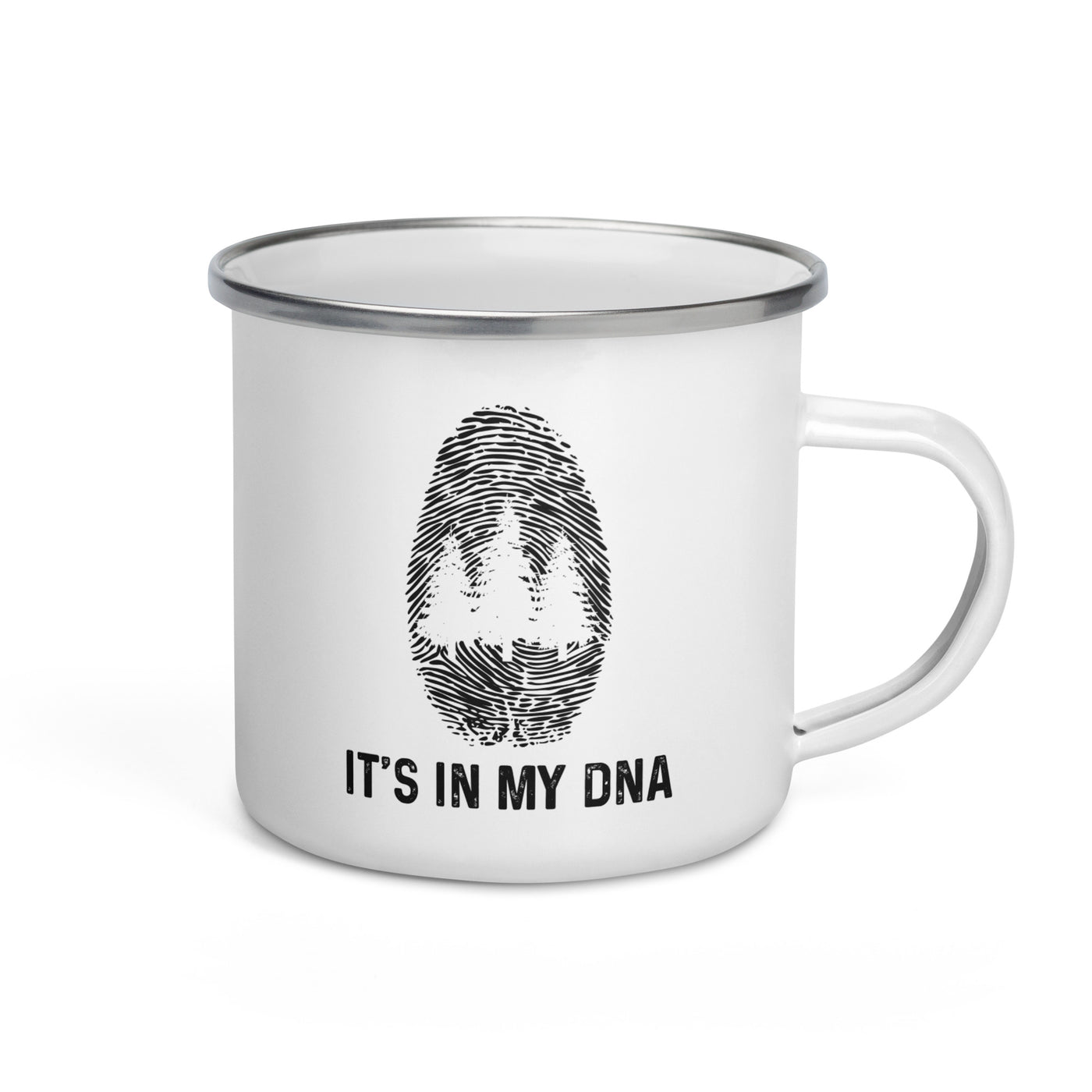 It'S In My Dna 3 - Emaille Tasse camping Default Title