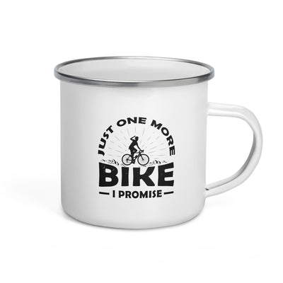Just One More Bike, I Promise - Emaille Tasse fahrrad Default Title