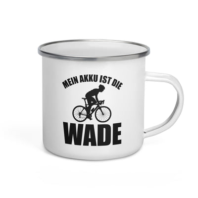 Mein Akku Ist Die Wade 2 - Emaille Tasse fahrrad Default Title