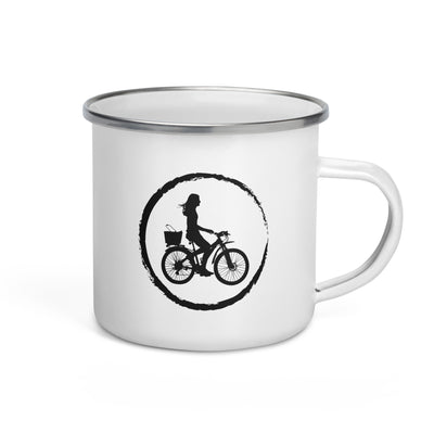Cricle And Cycling - Emaille Tasse fahrrad Default Title