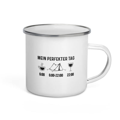 Mein Perfekter Tag 1 - Emaille Tasse camping Default Title