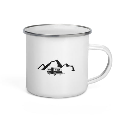 Mountain - Camping Caravan - Emaille Tasse camping Default Title