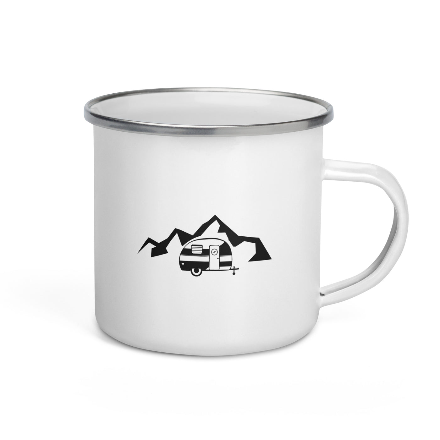 Mountain - Camping Caravan - Emaille Tasse camping Default Title