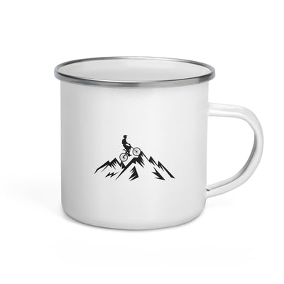 Mountain - Cycling (18) - Emaille Tasse fahrrad Default Title