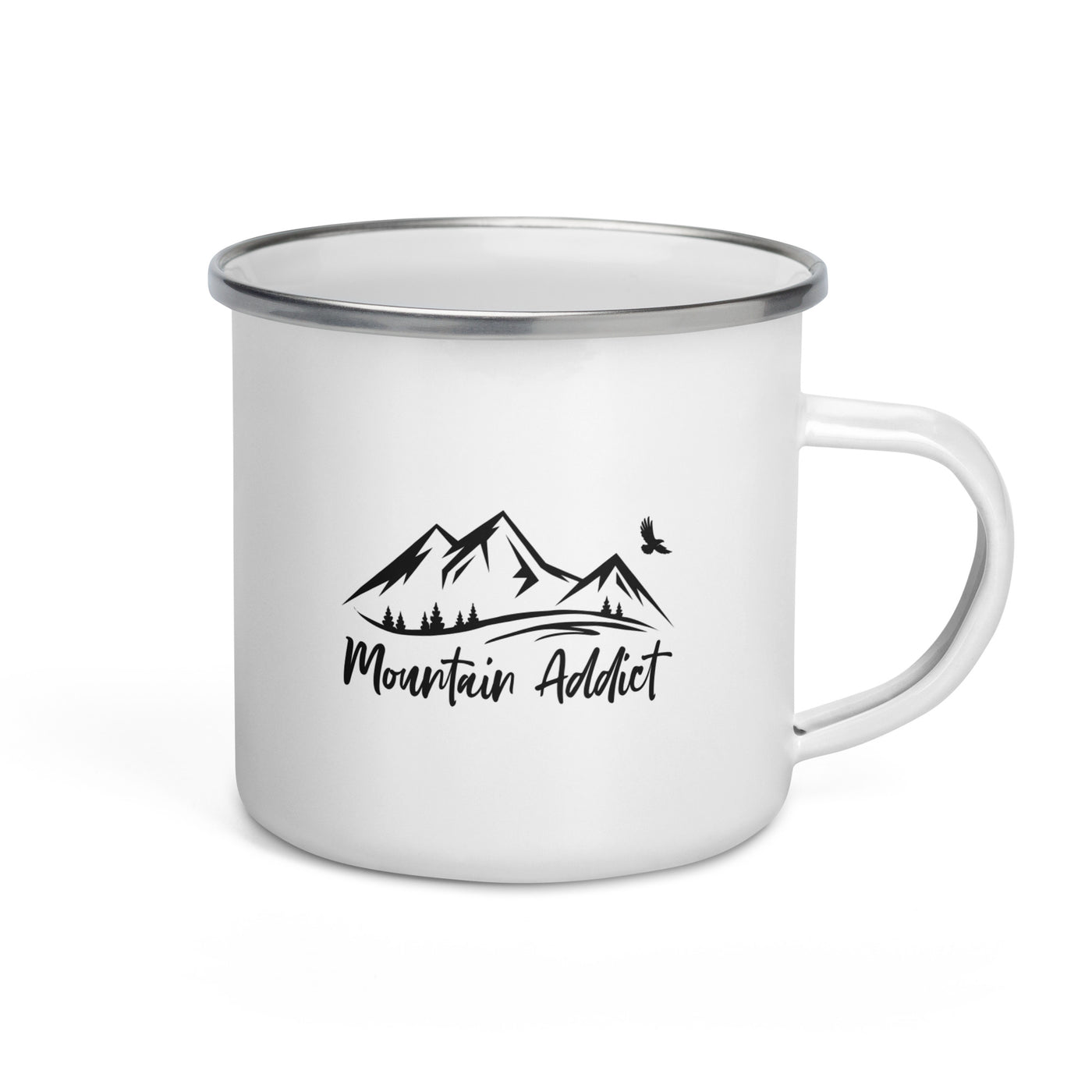 Mountain Addict - Emaille Tasse berge Default Title