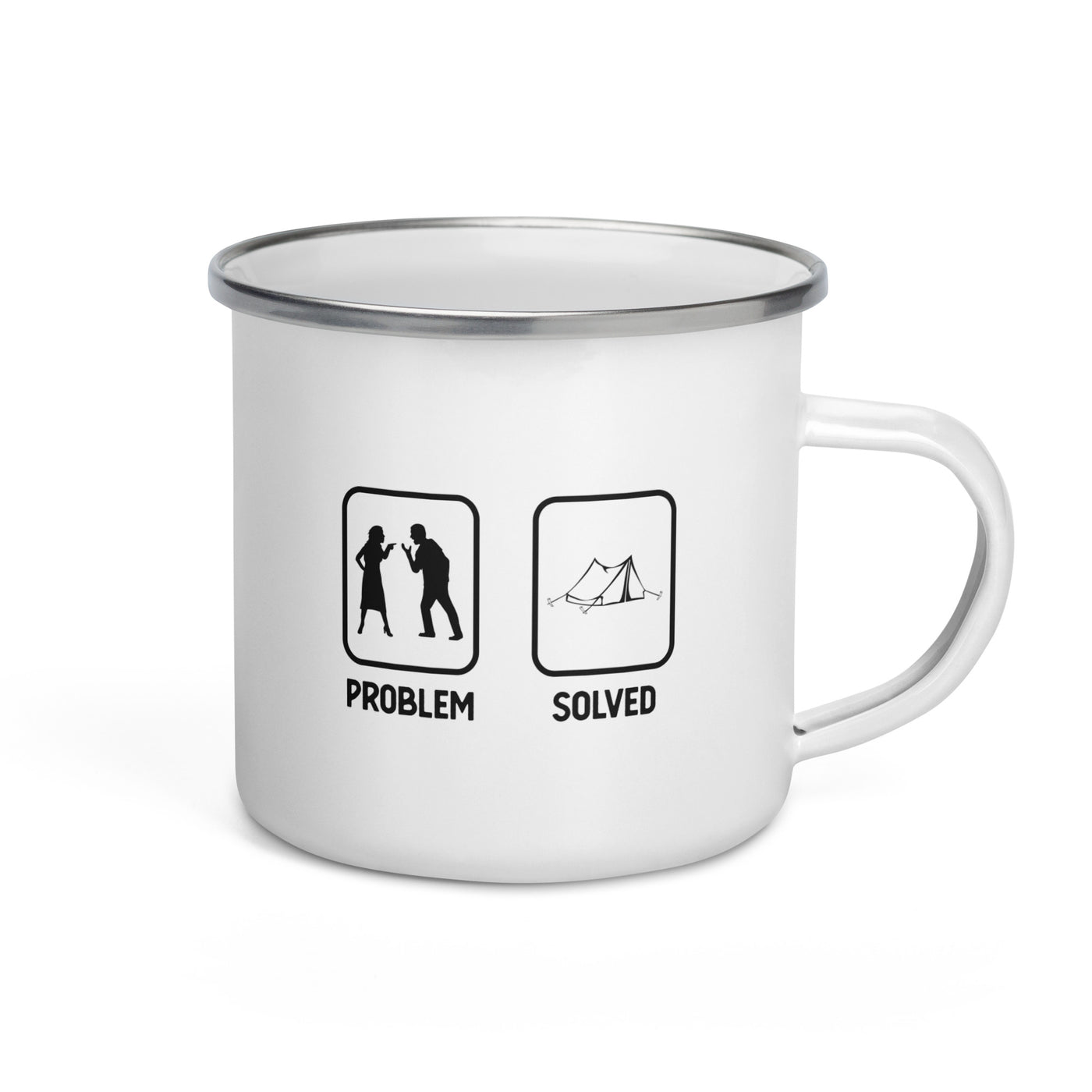 Problem Solved - Camping Tent - Emaille Tasse camping Default Title
