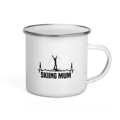 Skiing Mum 1 - Emaille Tasse ski Default Title